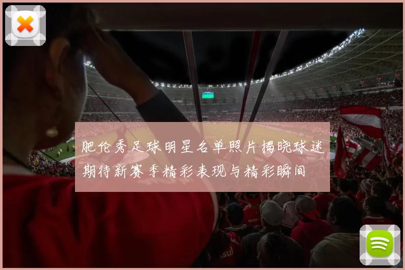 肥伦秀足球明星名单照片揭晓球迷期待新赛季精彩表现与精彩瞬间