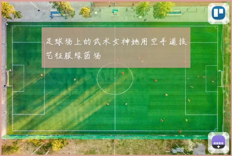 足球场上的武术女神她用空手道技艺征服绿茵场
